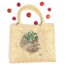 Children jute shopping bag – Miss Hedgehog